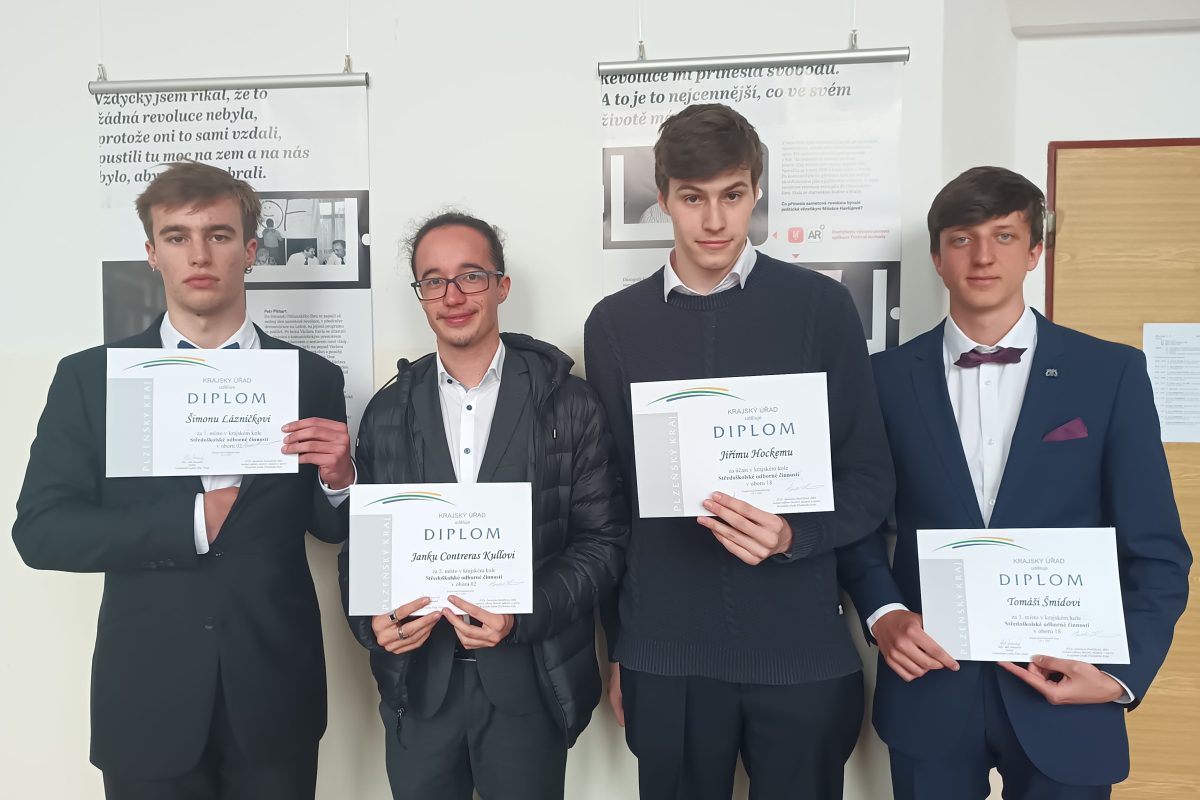 Středoškolská odborná činnost – výsledky krajského kola