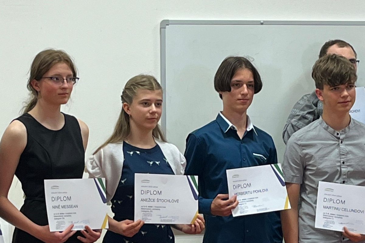 Ocenění úspěšných řešitelů matematické olympiády